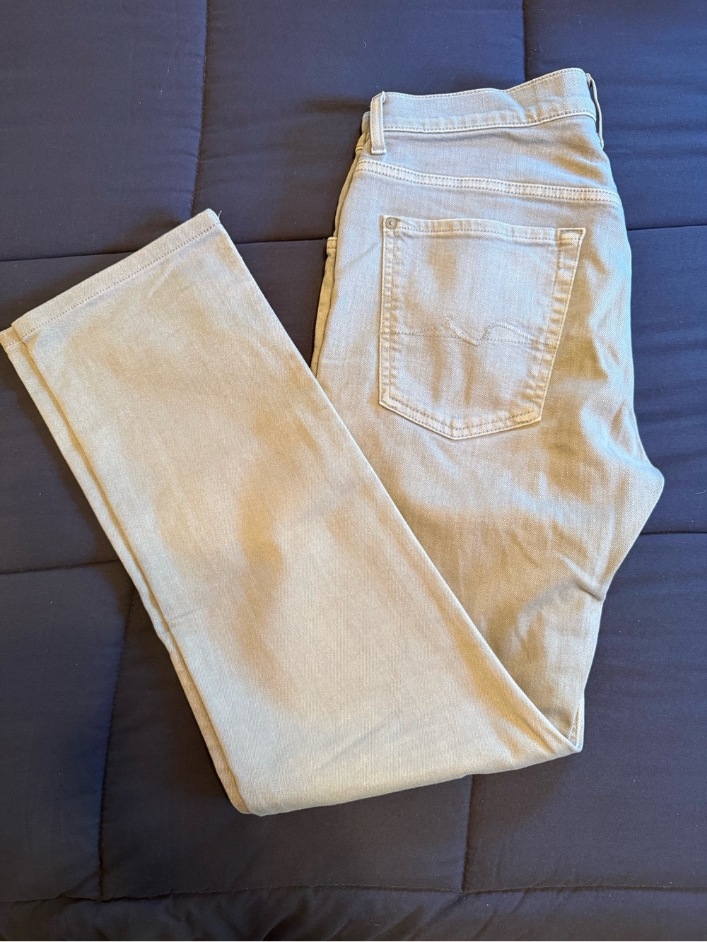 7 For All Mankind Luxe Performance "The Straight" Tan